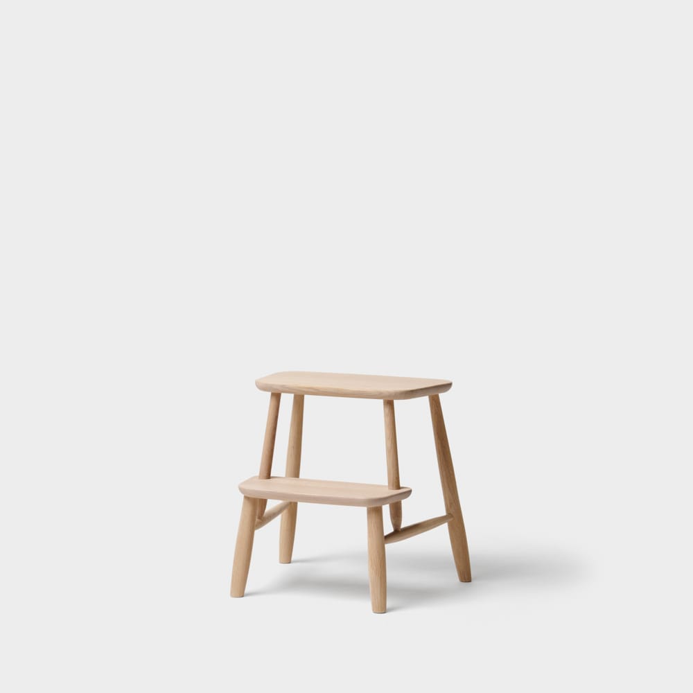 step stool in oak