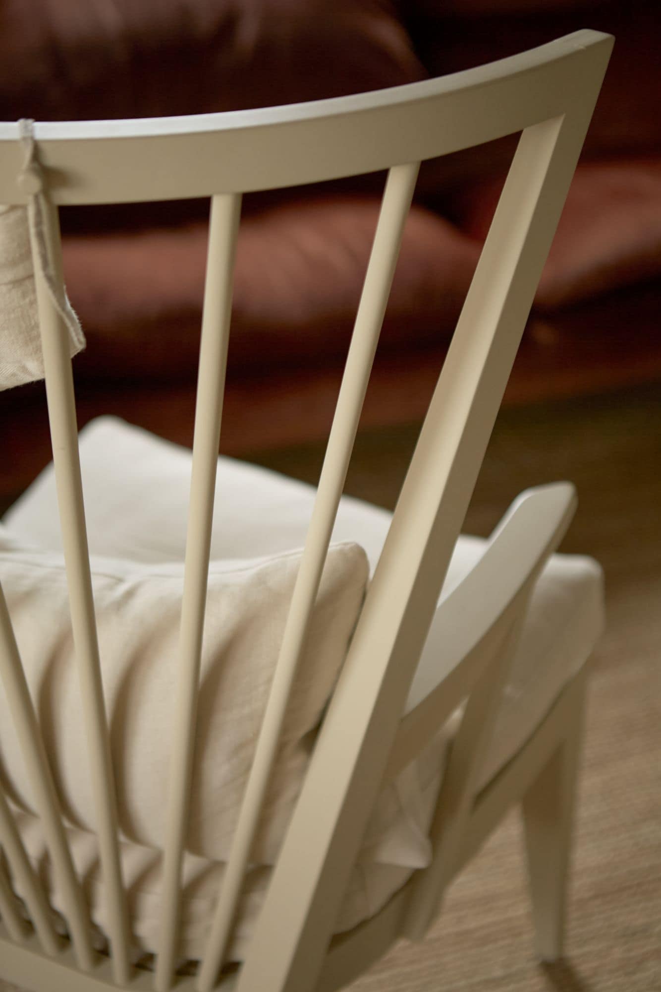 wooden armchair