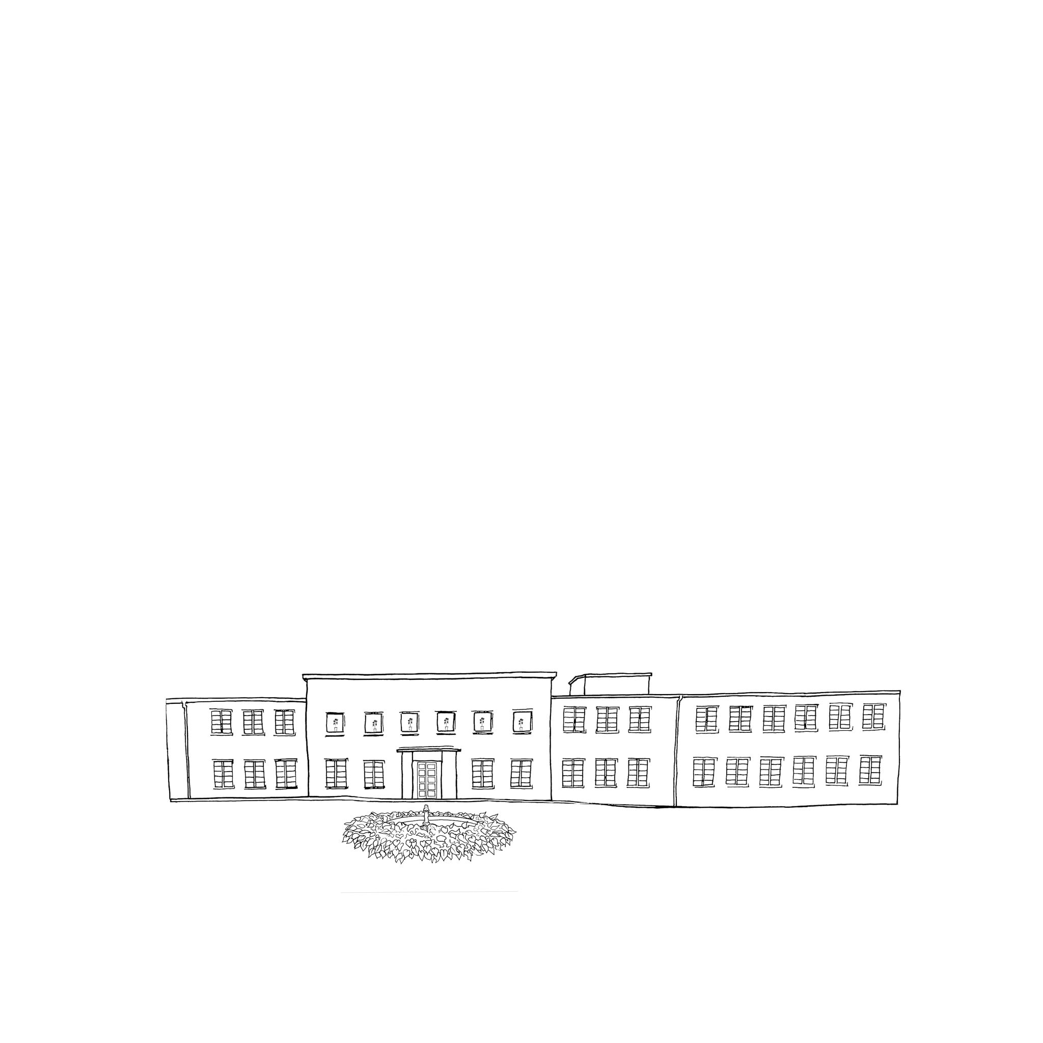 Illustration of the shop in Lammhult