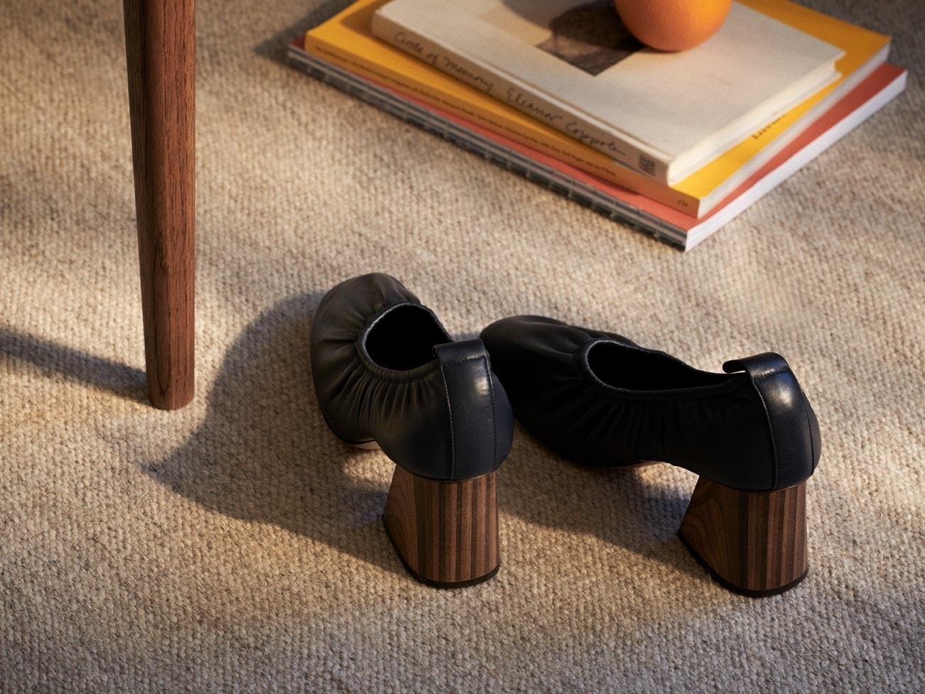shoes on carpet