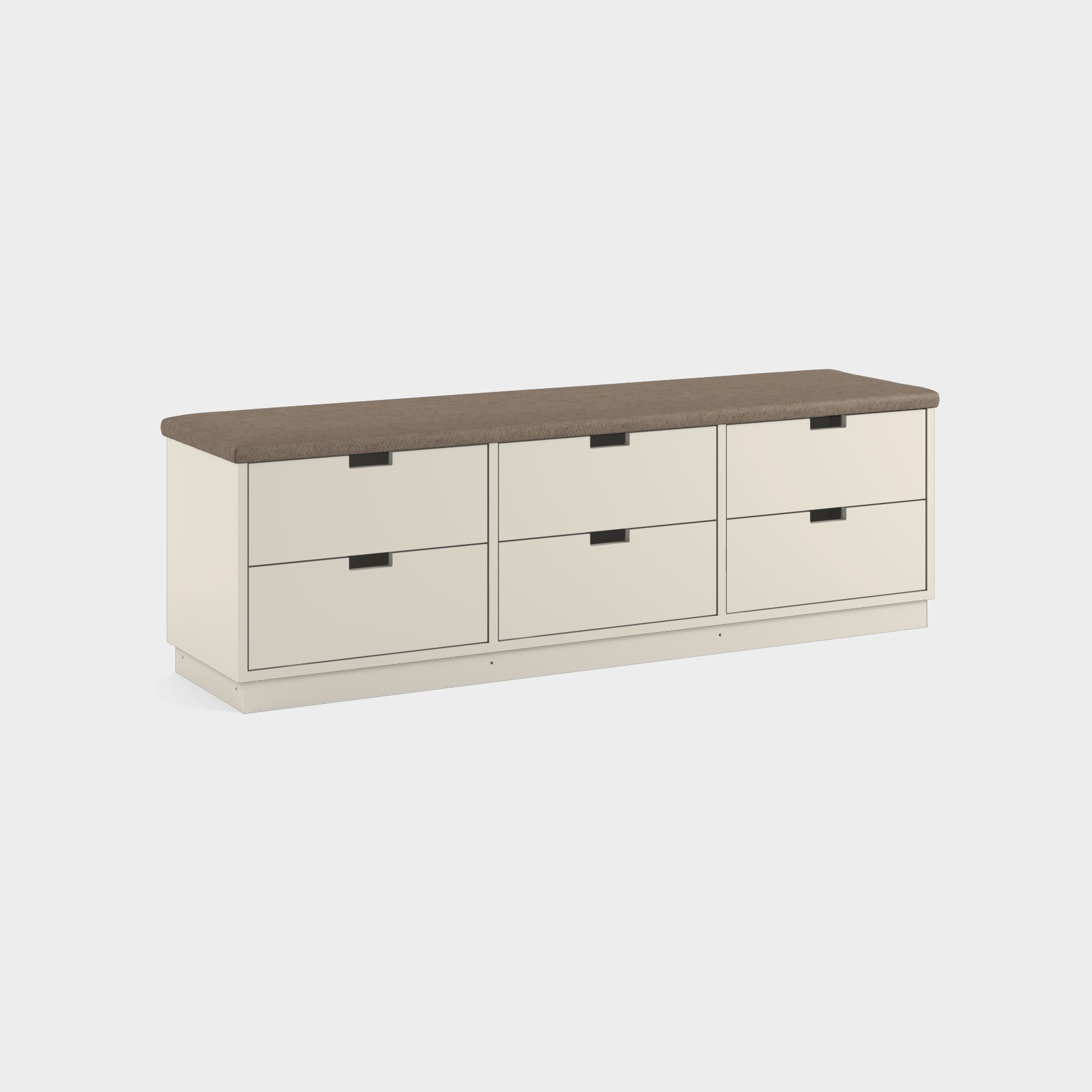 Opal bench H2/M111 Lacquer colour Creamy White