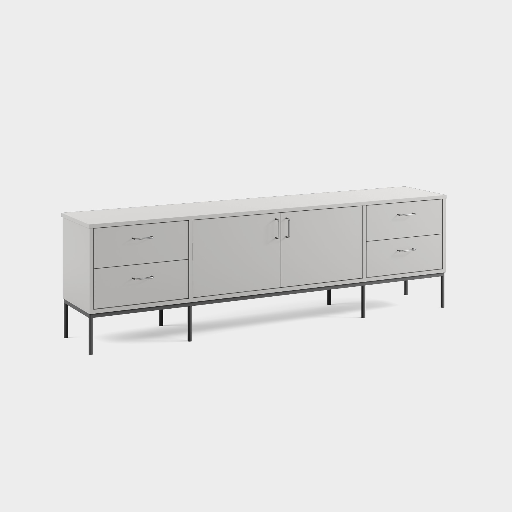 Opal sideboard H2/M121 Lacquer colour Warm Grey