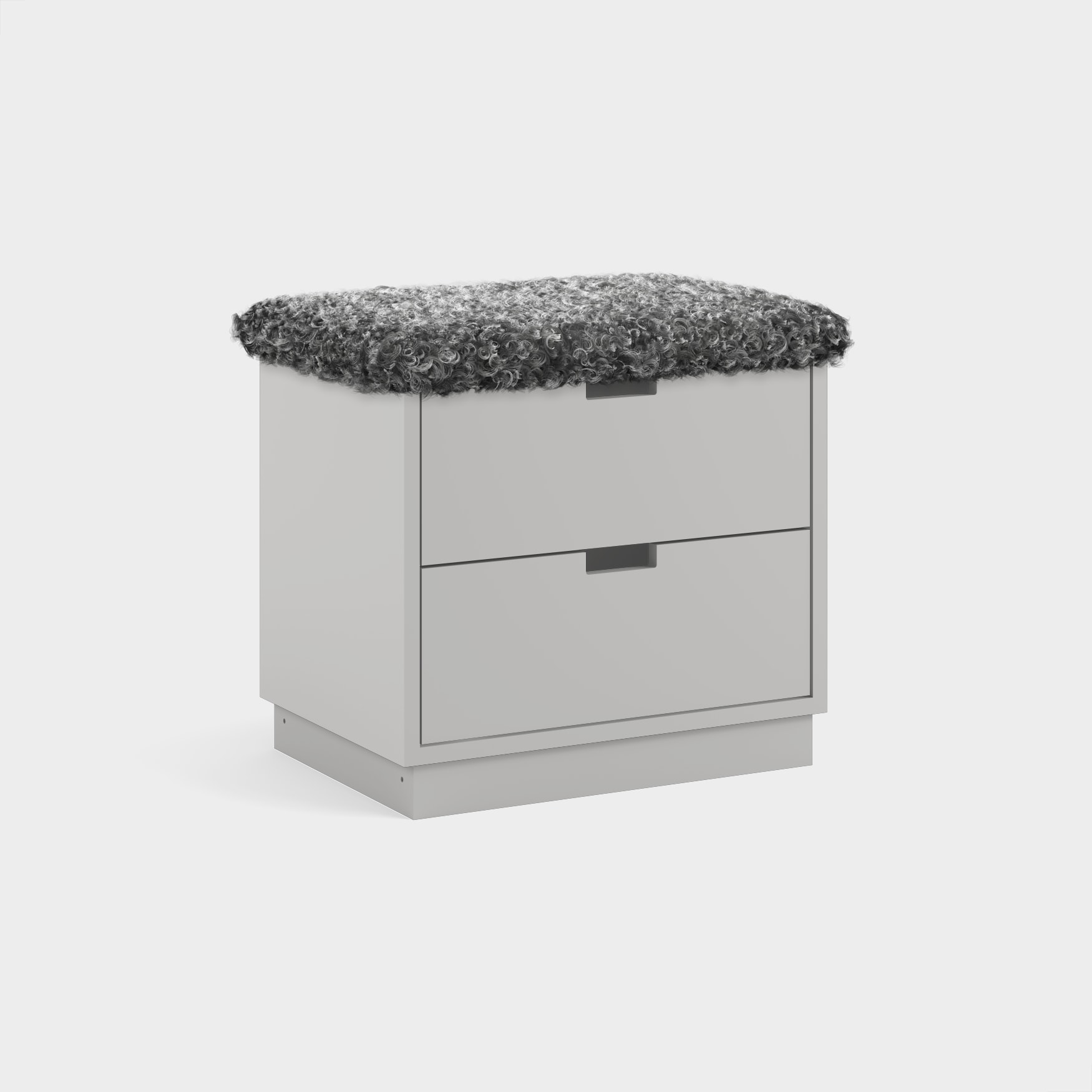 Opal bench H2/M1 Lacquer colour Warm Grey