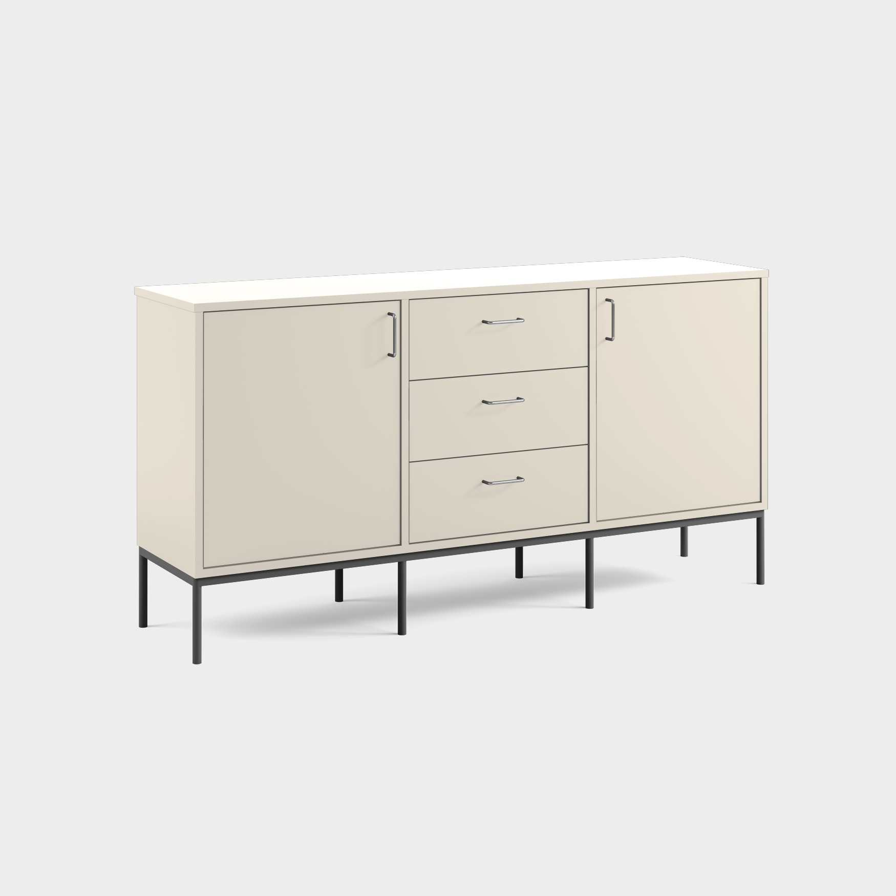 Opal sideboard H3/M111 Lacquer colour Creamy White