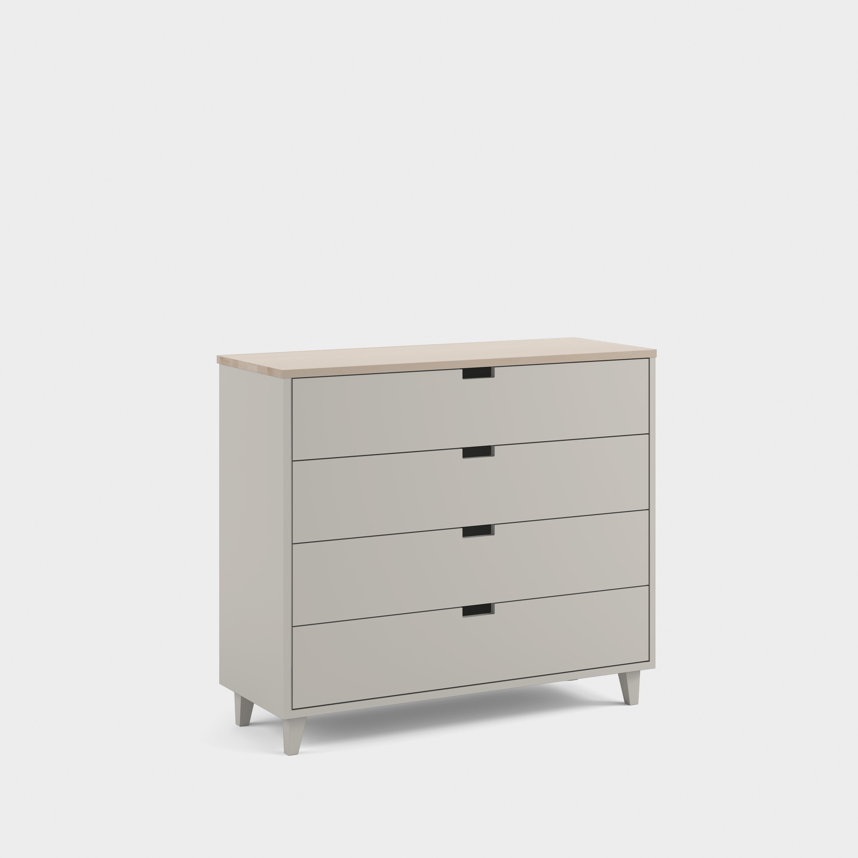 Massiv chest of 4 drawers H4/M2