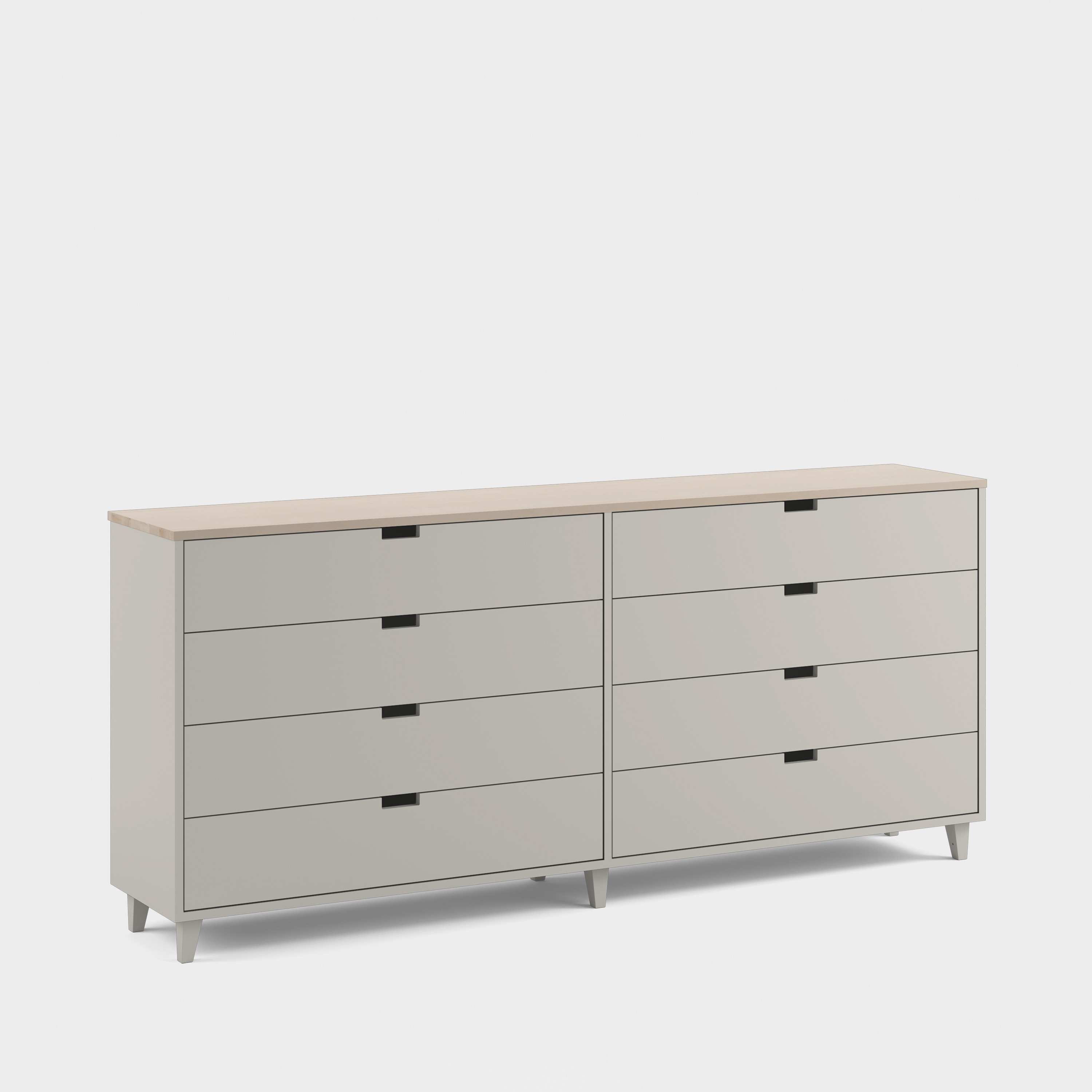 Massiv chest of 8 drawers H4/M22