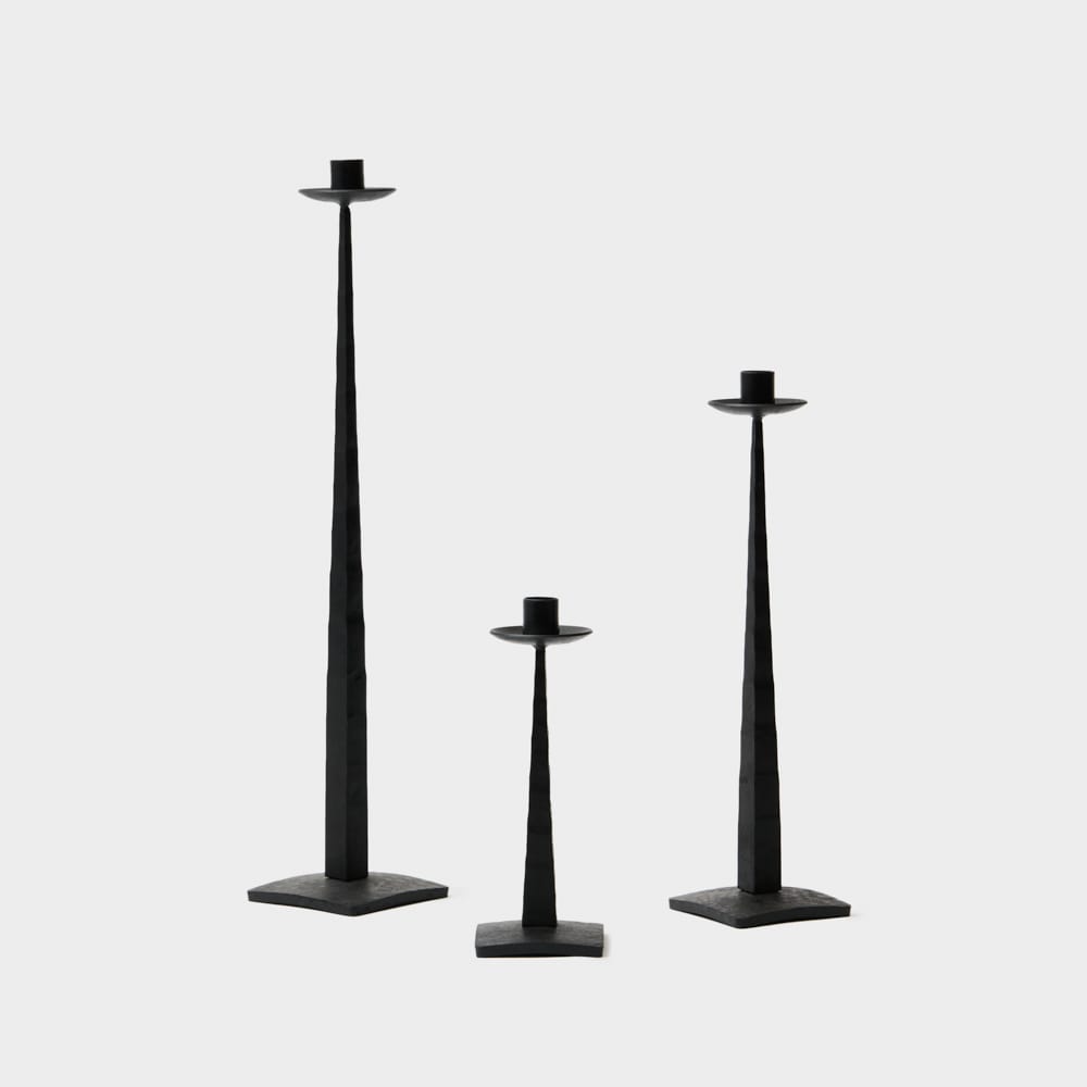 Candlestick wrought iron