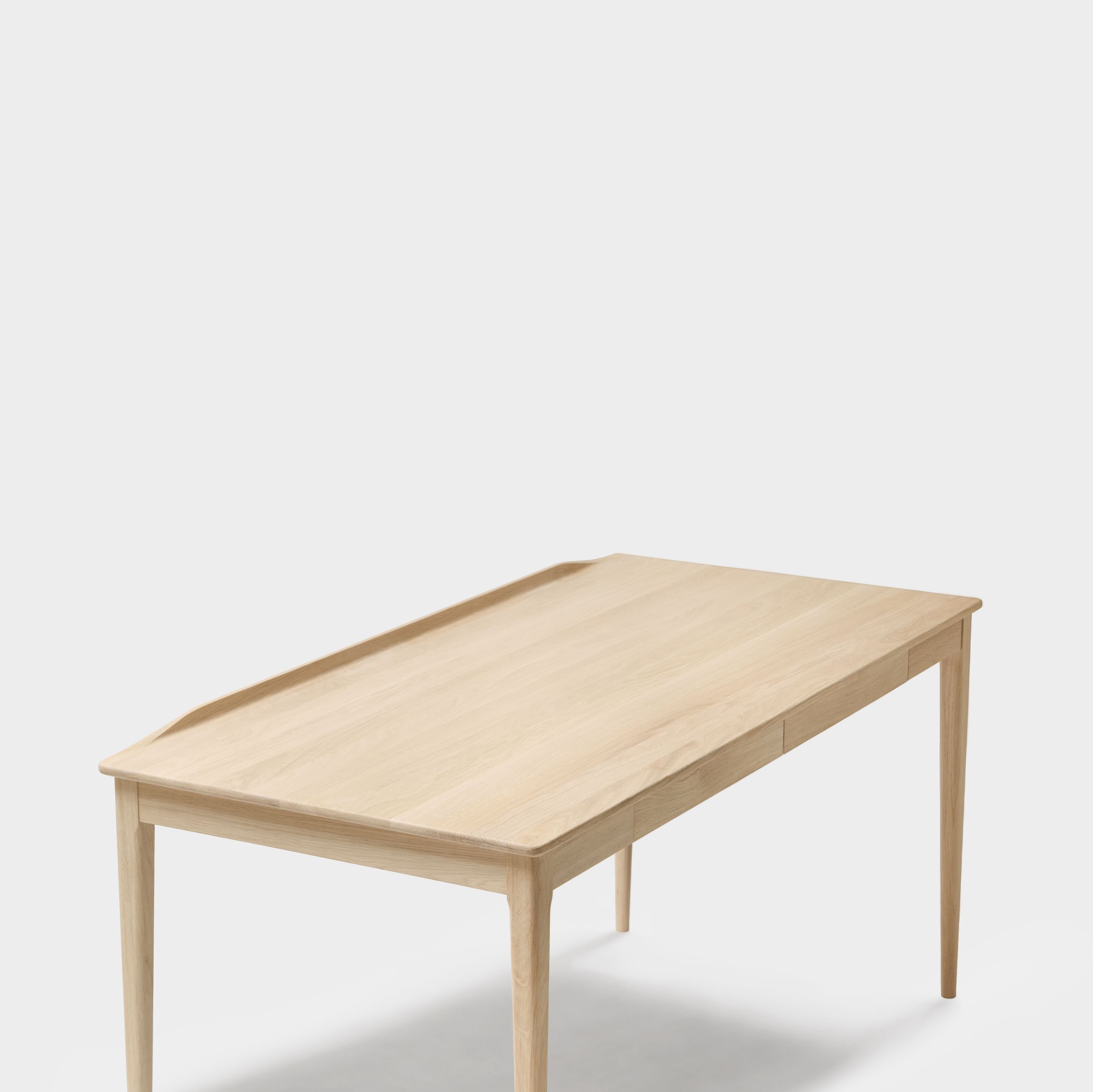 Fine-Edged Desk Oak 72x152 cm