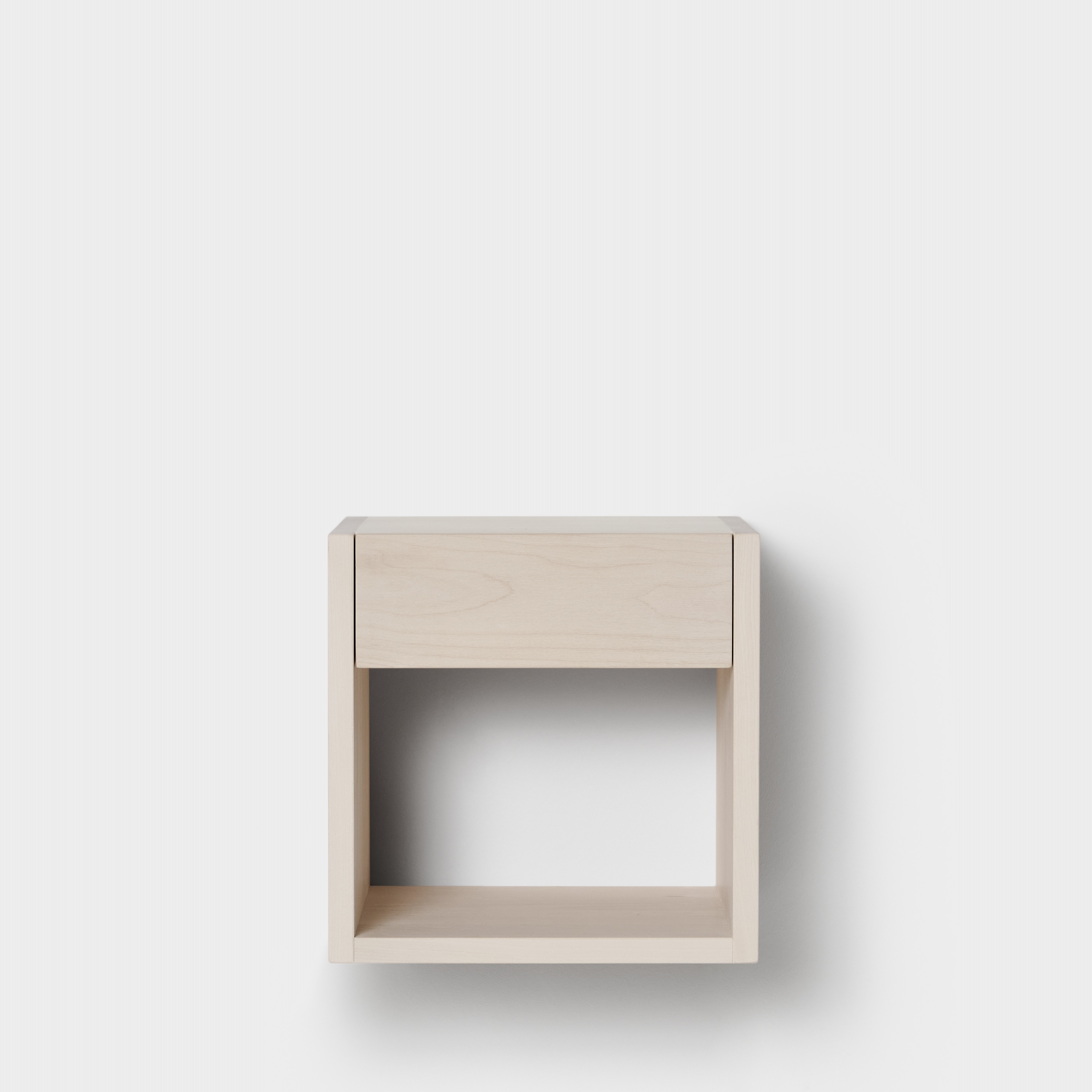 Cube with drawer Birch