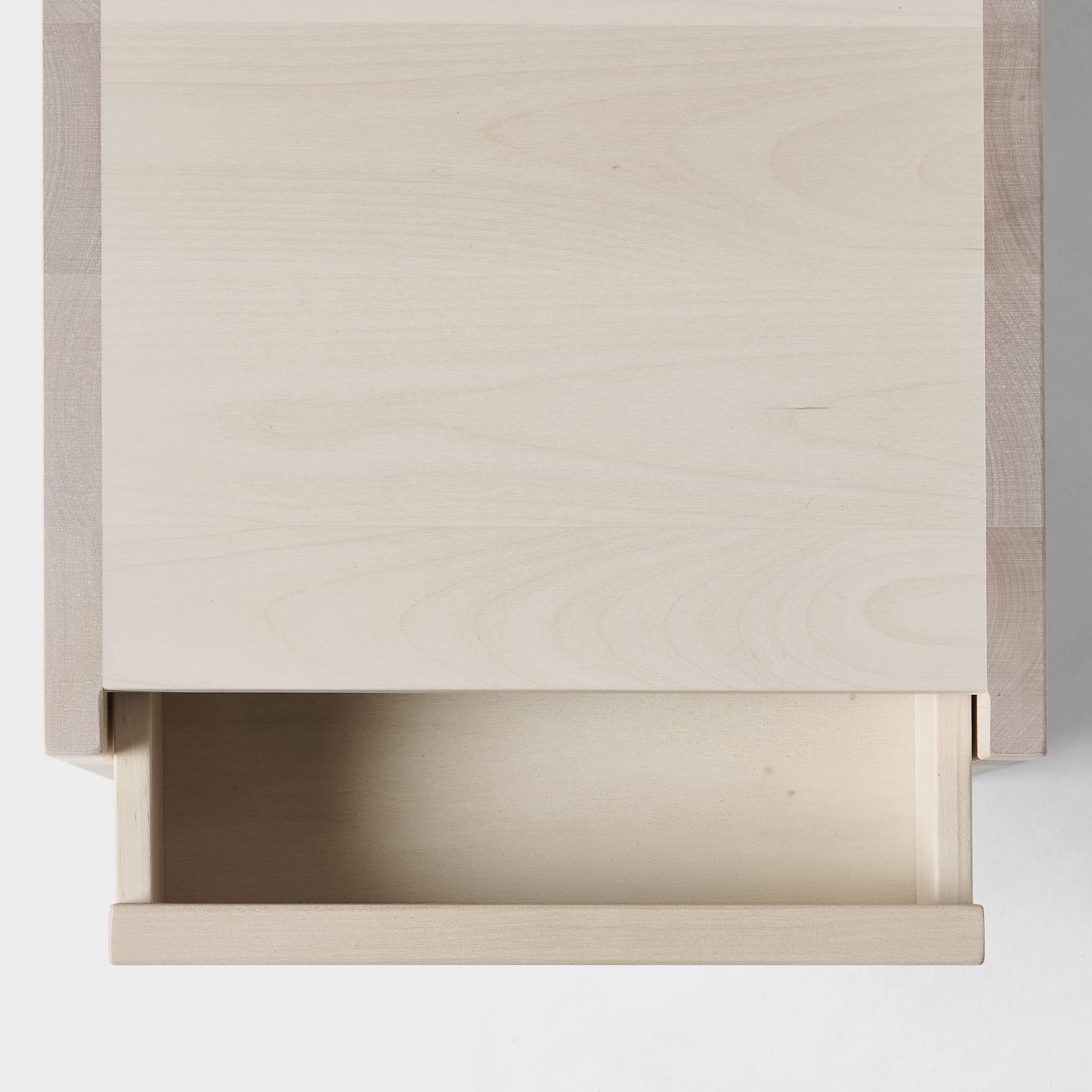 Cube with drawer Birch