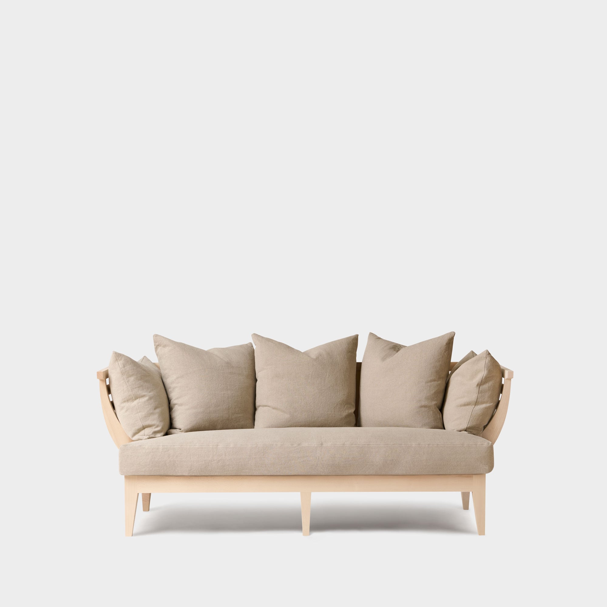 Wooden sofa 3-seater