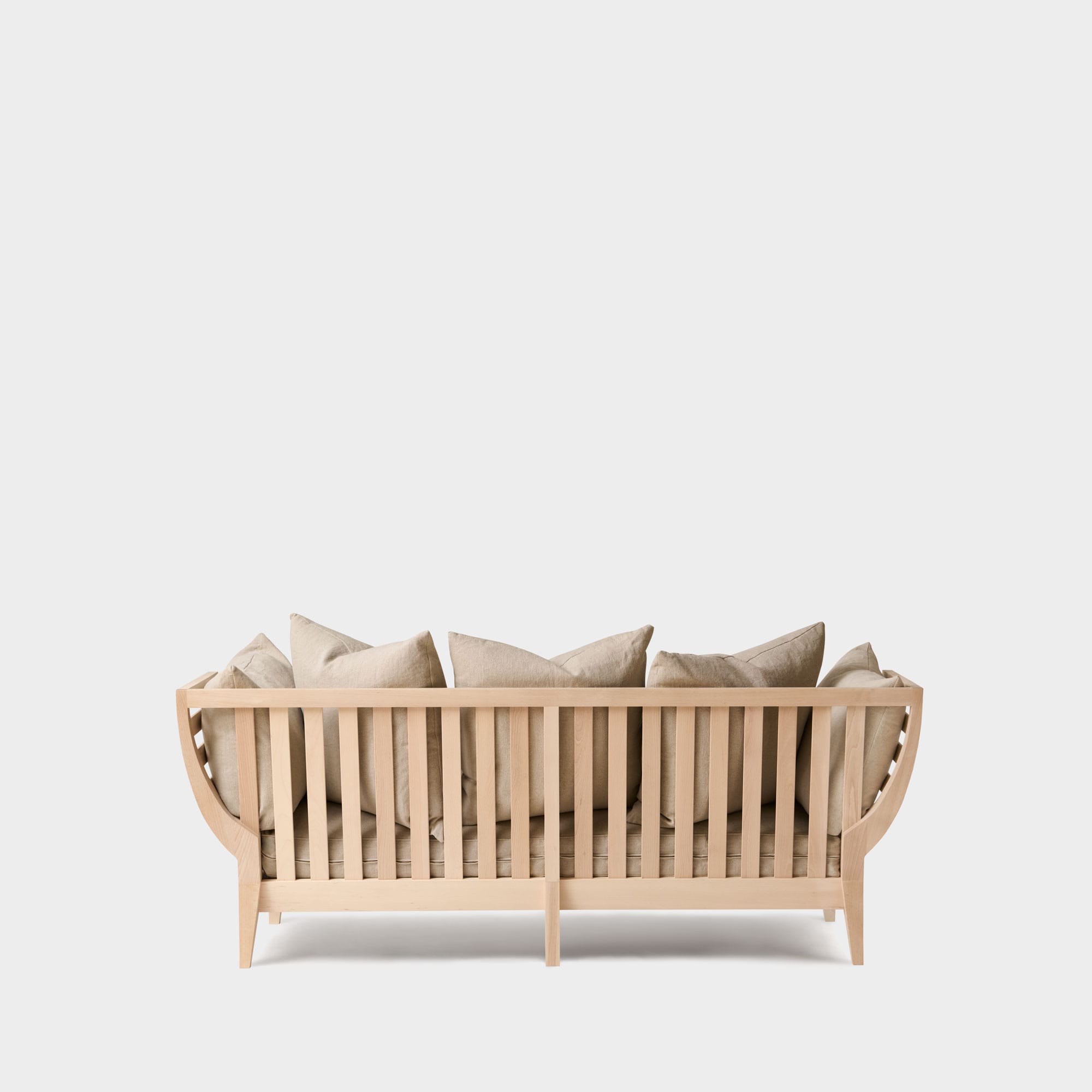 Wooden sofa 3-seater