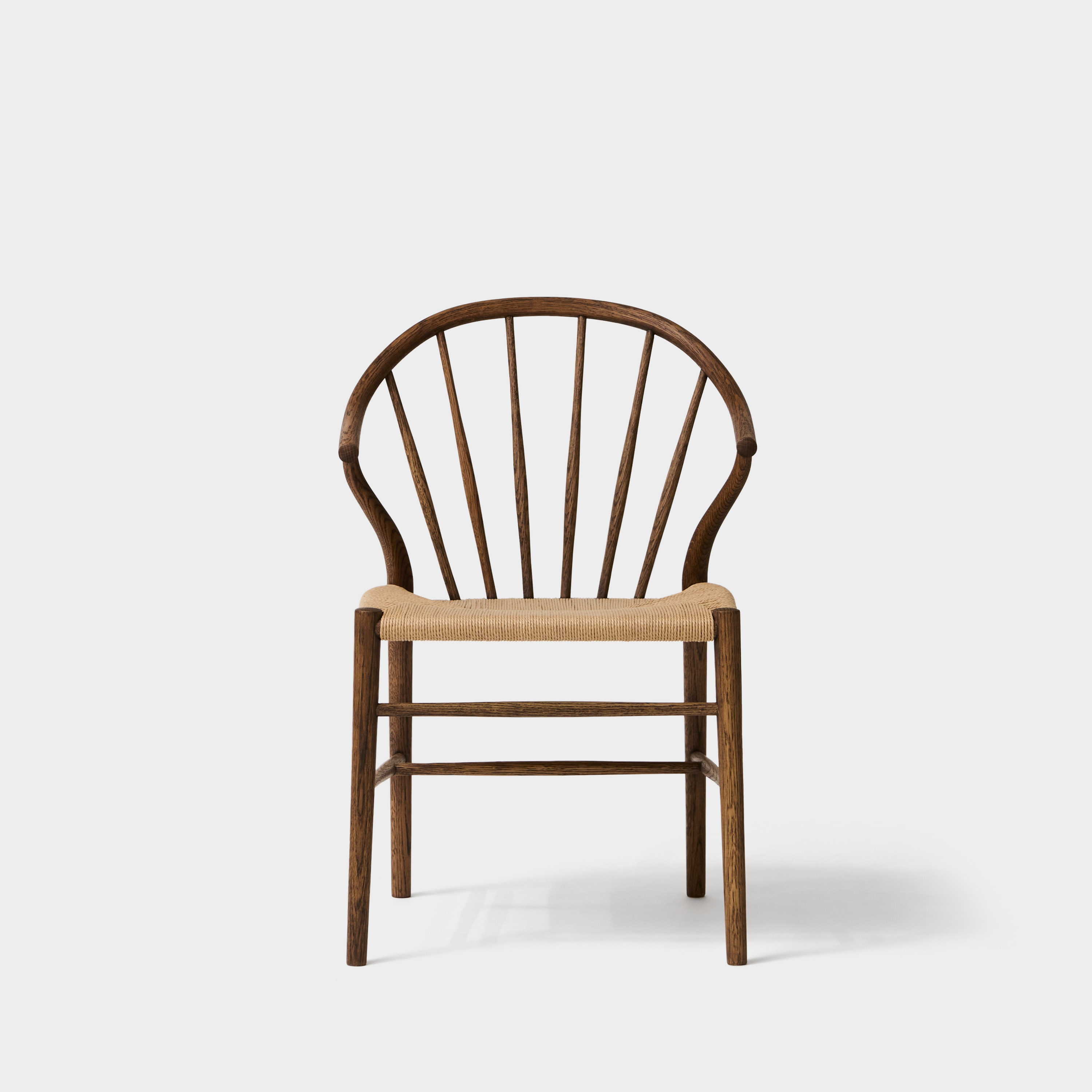 Armchair China-Windsor Oak brown oil