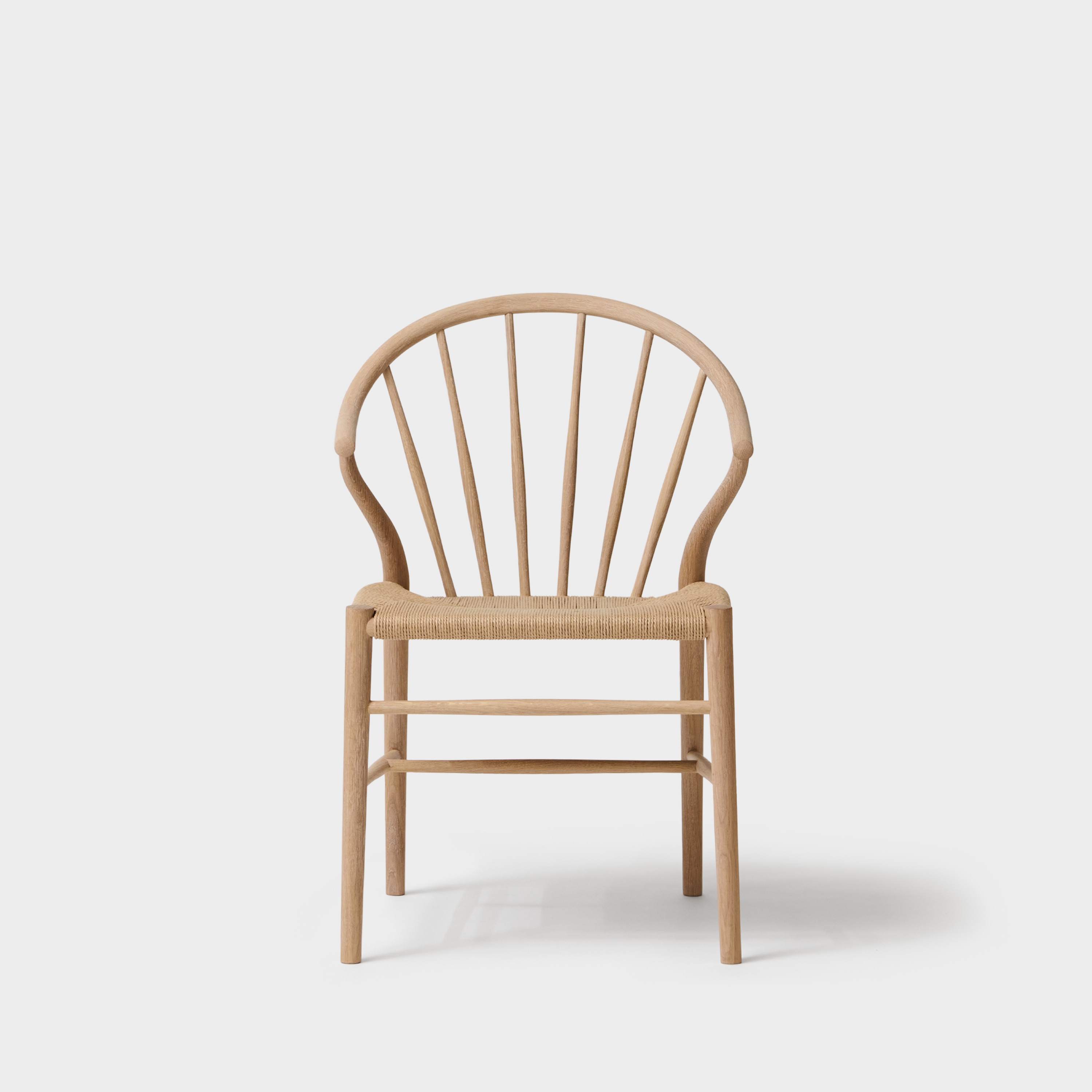 Armchair China-Windsor Oak white oil