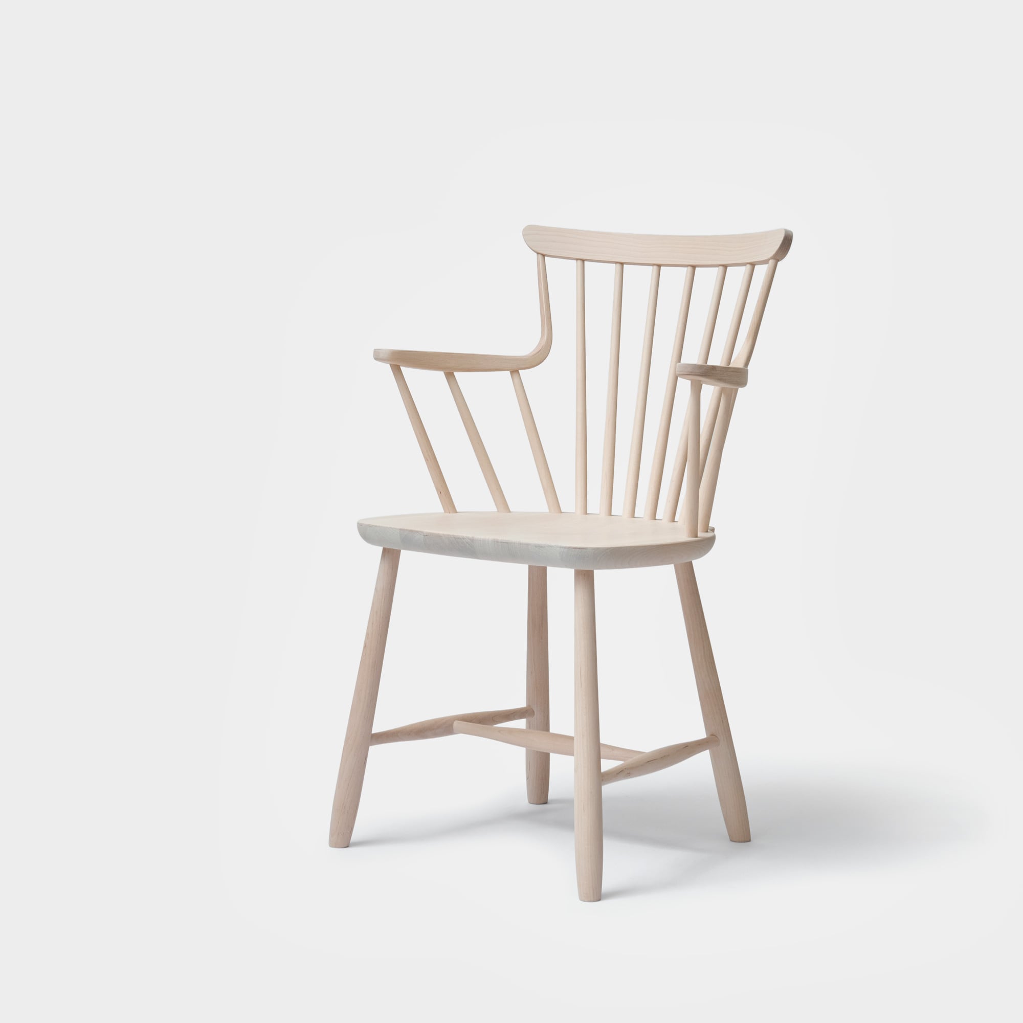 Pinn armchair Birch