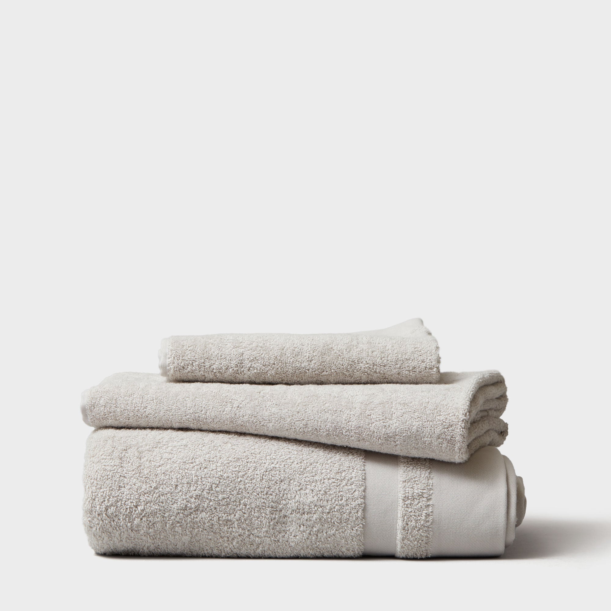 Towel Organic terry Light grey