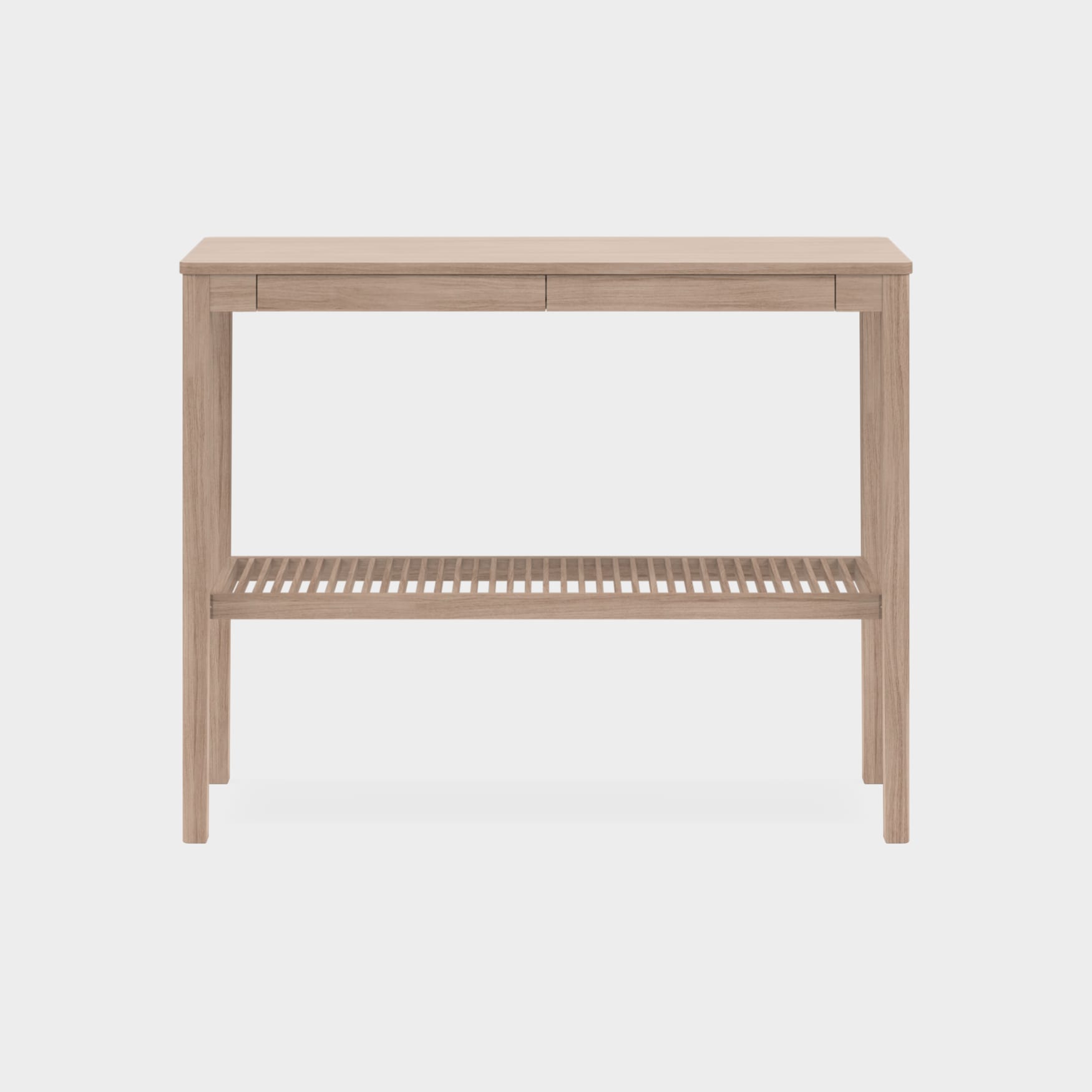 Multi-O side table Oak white oil 42x120 cm