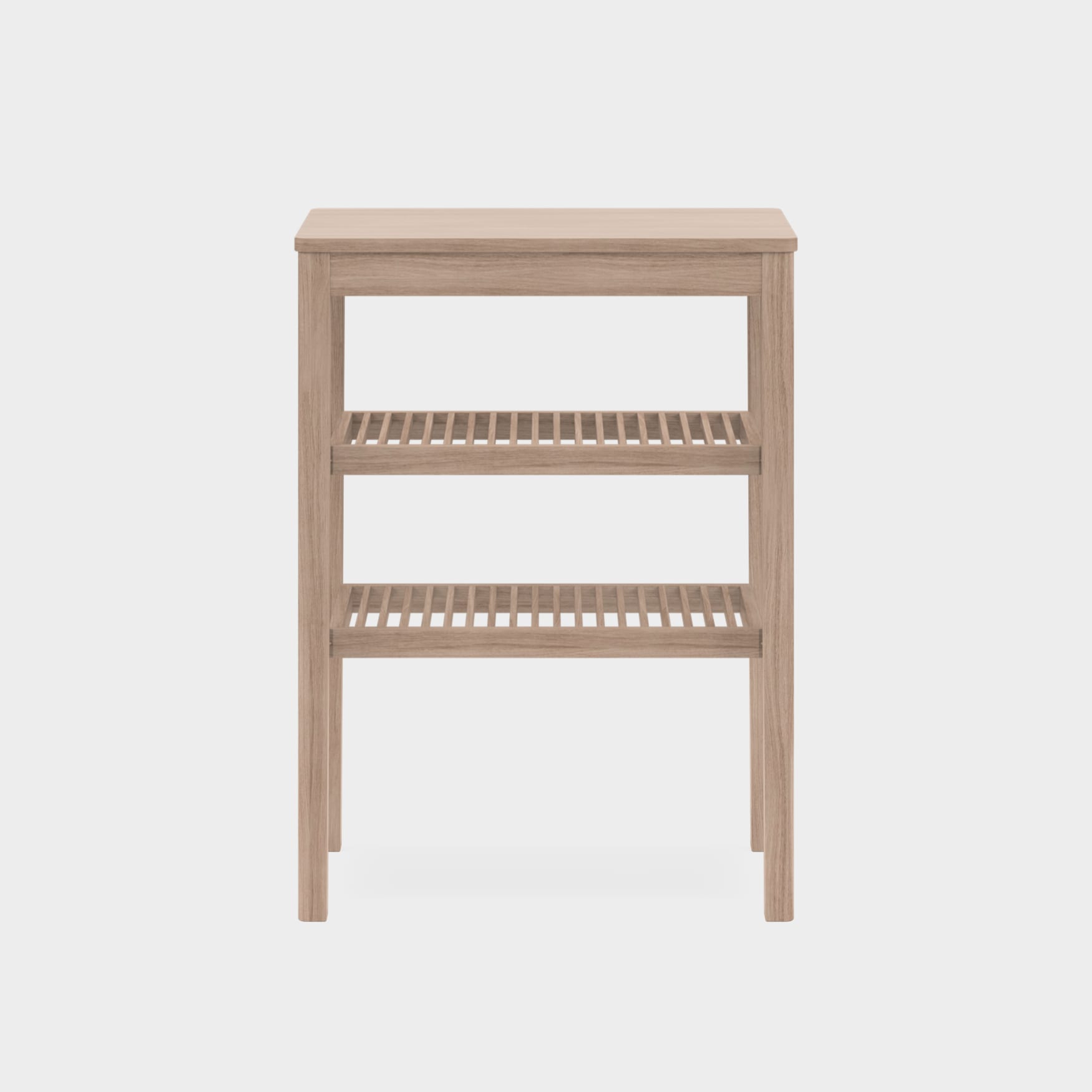 Multi-O side table Oak white oil 42x70 cm